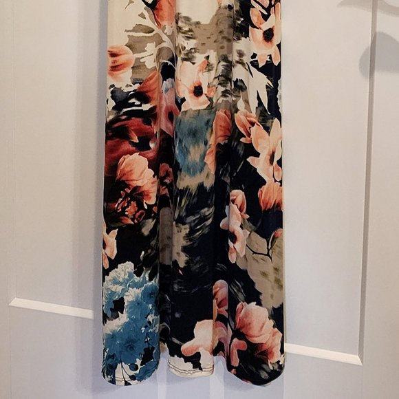 Saved by the Dress Floral Maxi Wrap Dress Sz S - Picture 3 of 3
